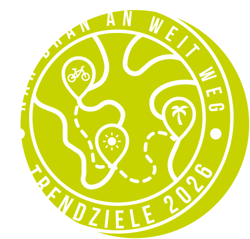 Logo zur Aktion Last-Minute-Reisen für Kurzentschlossene